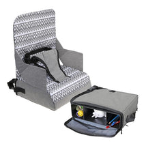 Dreambaby Grab 'N Go Booster Buddy Seat - Zig Zag Grey Image 1