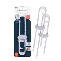 Dreambaby Sliding Locks with Catch - 2 Pack - White Image 1