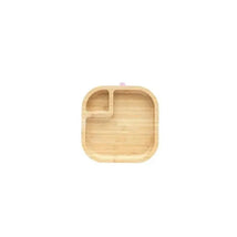 Eco Rascals Bamboo Suction Plate With Two Sections Classic, Pink Image 2