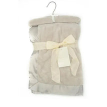 Elegant Baby Light Gray Hanging Coral Fleece Baby Blanket Image 1