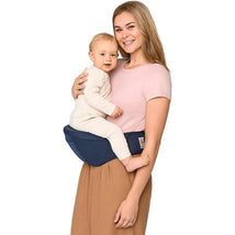 Ergobaby Lift Hip Seat Baby Carrier Hip Seat with Enhanced Lumbar Support, Midnight Blue Image 1