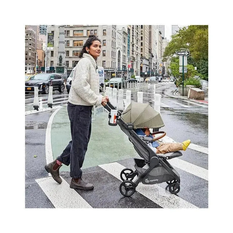 Ergobaby - Compact Comfort Metro + Deluxe Stroller, Empire State Green Image 6