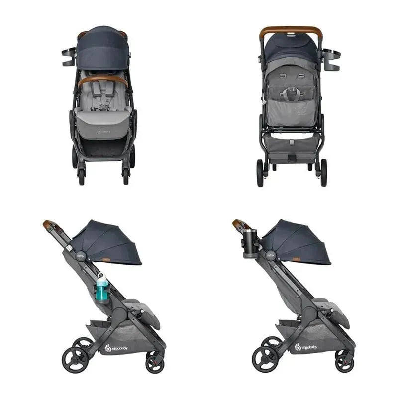 Ergobaby - Compact Comfort Metro + Deluxe Stroller, London Grey Image 3