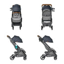 Ergobaby - Compact Comfort Metro + Deluxe Stroller, London Grey Image 3