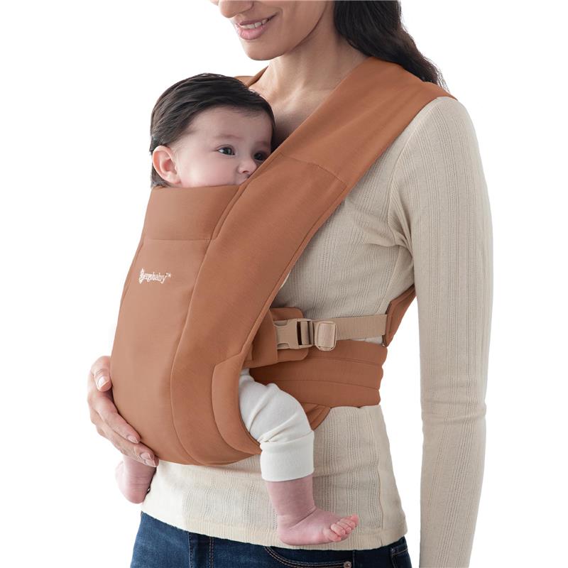 Ergobaby - Embrace Cozy Newborn Baby Wrap Carrier, Canyon Clay Image 1