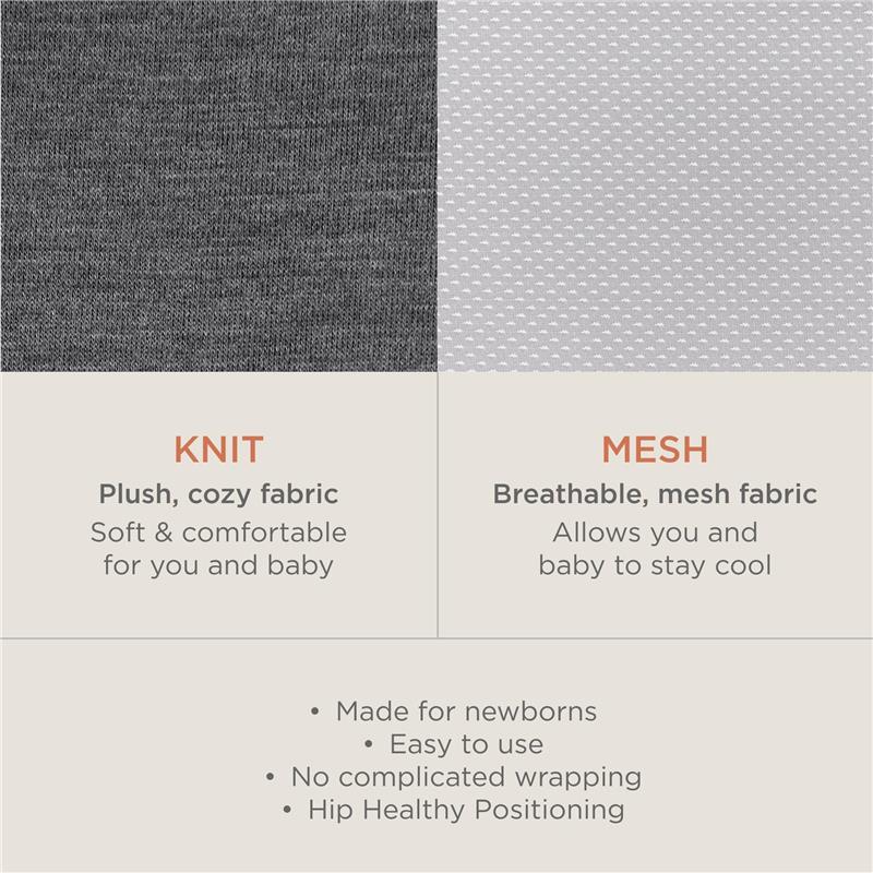 Ergobaby - Embrace Cozy Newborn Baby Wrap Carrier, Canyon Clay Image 5