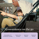 Ergobaby - Metro 3 All in One Compact Baby Stroller, Lightweight Travel Stroller, Onyx Black Image 5