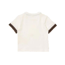 Fendi Baby - Short Sleeve T-Shirt With Ff Tape Image 2