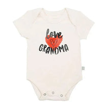Finn + Emma Graphic Bodysuit Love Grandma, Beige Image 1