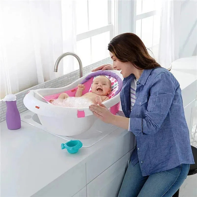 Fisher Price - Baby Bath Tub 4 In 1 Sling 'N Seat Tub, Girl Image 9