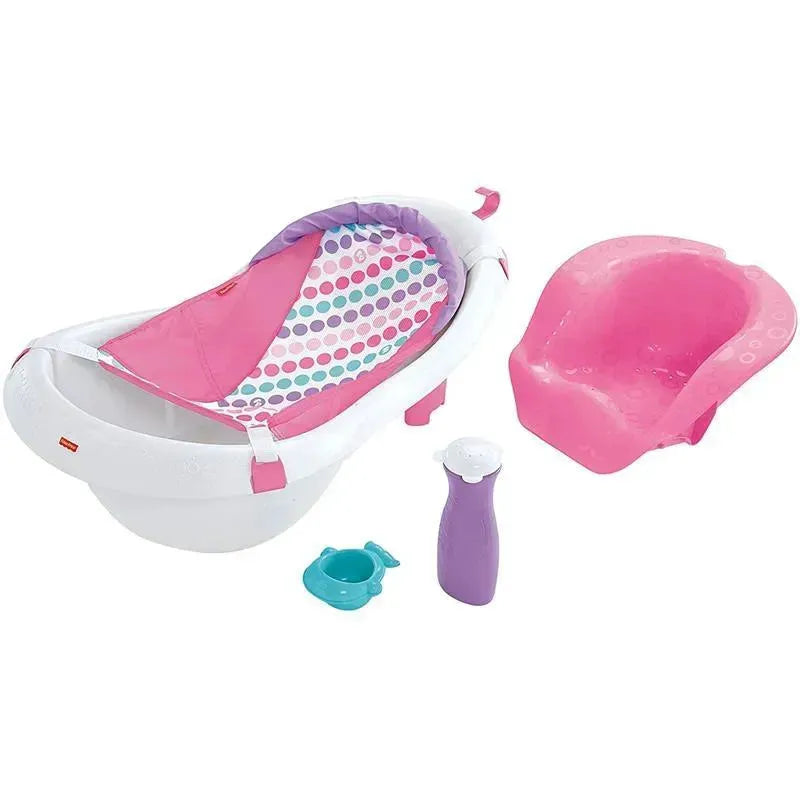 Fisher Price - Baby Bath Tub 4 In 1 Sling 'N Seat Tub, Girl Image 3