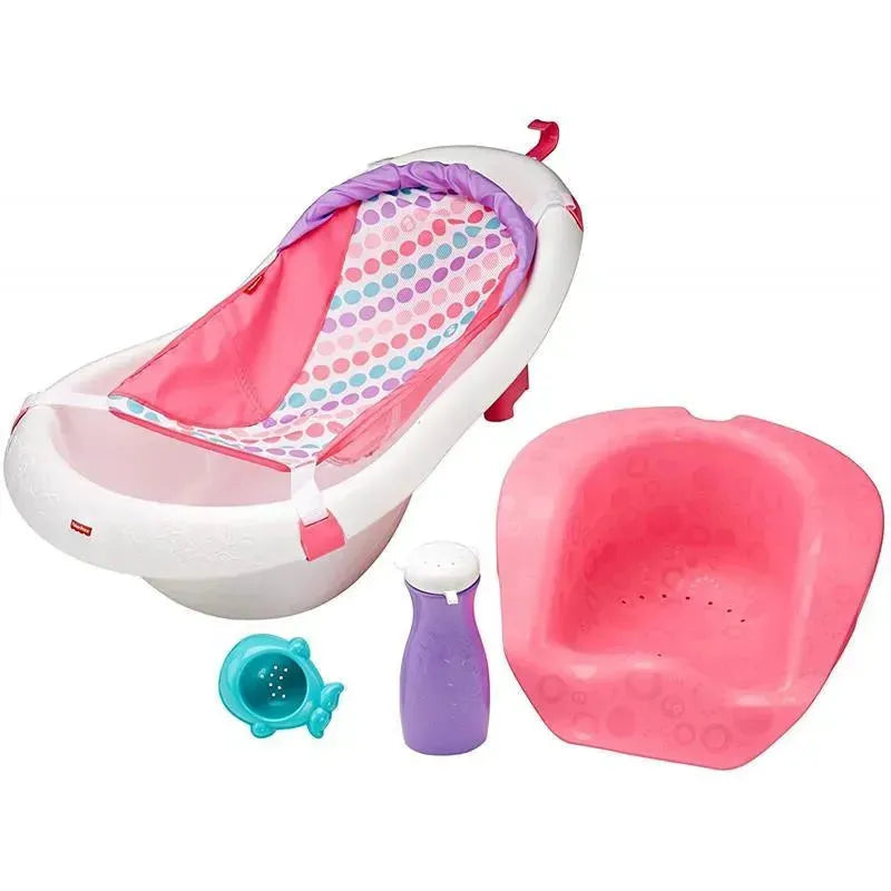 Fisher Price - Baby Bath Tub 4 In 1 Sling 'N Seat Tub, Girl Image 5