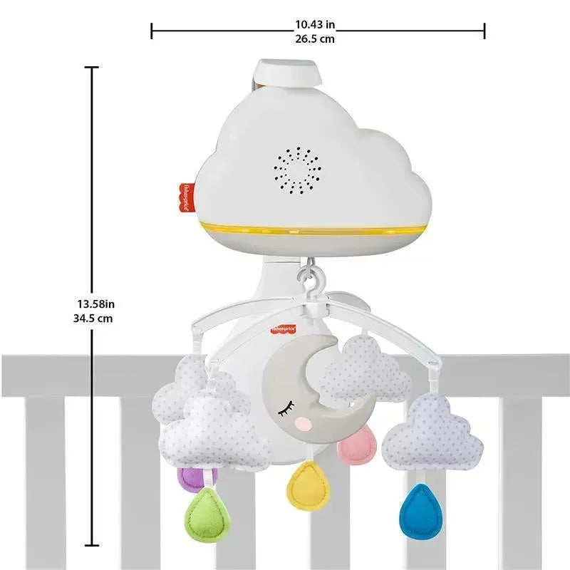 Fisher Price Calming Clouds Mobile, Soother Crib Toy Nursery Sound Machine Image 6