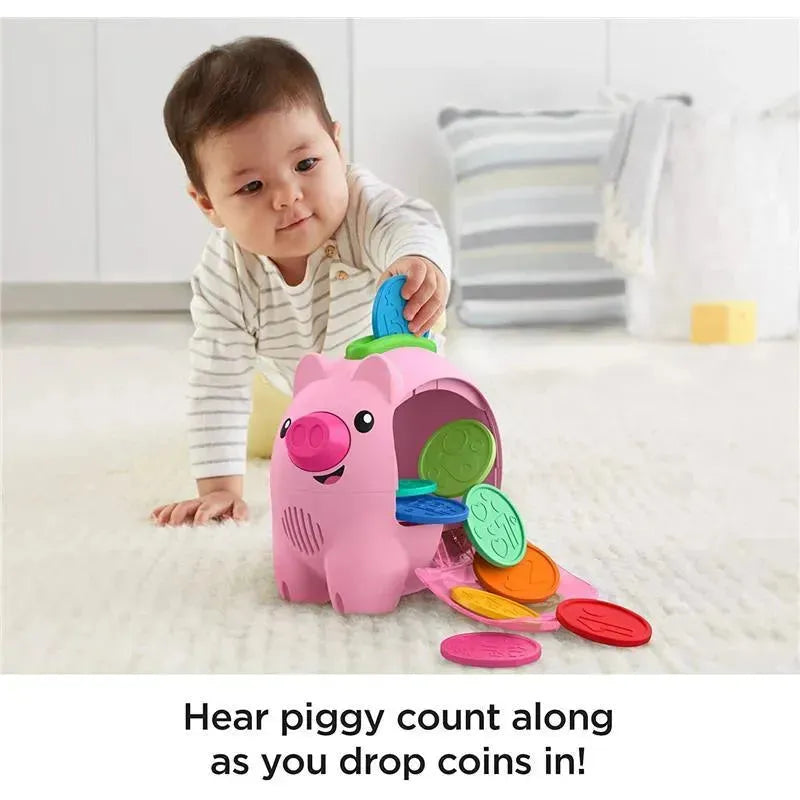 Fisher-Price Laugh & Learn Count & Rumble Piggy Bank Image 7
