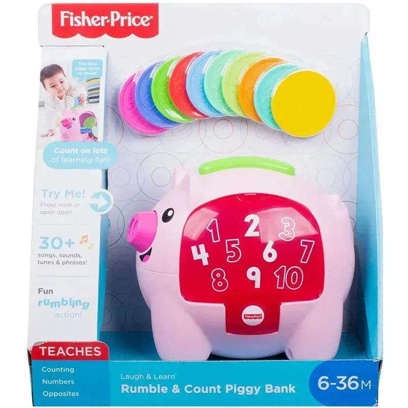 Fisher-Price Laugh & Learn Count & Rumble Piggy Bank Image 5