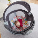 Fisher Price On-The-Go Baby Dome, Baby Girl Play Space & Napping Spot, Rosy Windmill Image 4