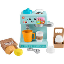 Fisher Price - Toddler Toy Laugh & Learn Coffee Café Musical Playset with Educational Songs Image 1
