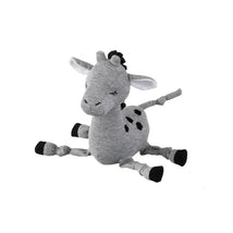 Ganz Natural Jungle Grey Giraffe Rattle Plush Toy - 12 inches Image 1