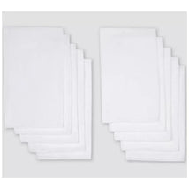 Gerber - 10Pk Prefold Birdseye Diaper (2 X 3 X 2) One Size, White Image 1
