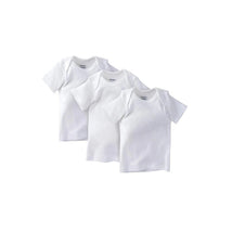 Gerber 3Pk Short Sleeve Pull On Shirt White Image 1