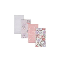 Gerber 4-Pack Girls Bunny Ballerina Flannel Burp Cloths Image 1