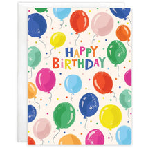 Gina B Designs - Birthday Greeting Card Floating Balloons Image 1