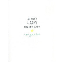 Gina B Designs - Welcome Sweet Baby Boy Greeting Card For Baby Shower, New Parents, Mother-To-Be Image 2