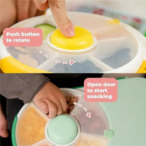 GoBe - Kids Lunchbox with Detachable Snack Spinner, Blue Image 2