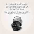 Graco - Travel System Premier Modes Nest 3-in-1, Midtown Image 3