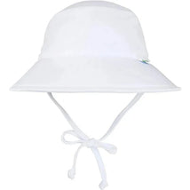 Green Sprouts - Baby Breathable Swim & Sun Bucket Hat, White Image 1