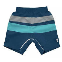 Green Sprouts - Easy-Change Eco Swim Trunks, Navy Image 1