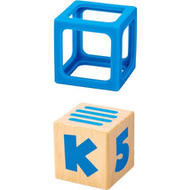 Hape - Grip-N-Stack Silicone & Wood Blocks Image 2