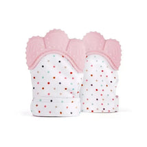 Happy Kids Silicone Teether Mitten Pink Image 2