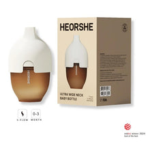 Heorshe - Uitra Wide Neck Baby Bottle - 5Oz/160Ml, White Image 1