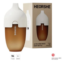 Heorshe - Uitra Wide Neck Baby Bottle - 8Oz/240Ml, White Image 1