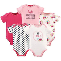 Hudson Baby Hanging Bodysuit, Be Youtiful, 5-Pack Image 1