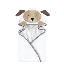 Hudson Baby - Unisex Baby Cotton Animal Face Hooded Towel, Astronaut Dog, One Size Image 1