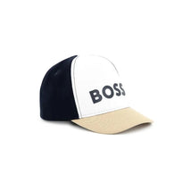 Hugo Boss Baby - Boy Cap, Beige & Navy With Logo Image 1