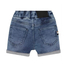 Hugo Boss Baby - Boy Whiskering Effect Denim Shorts, Double Stone Image 2