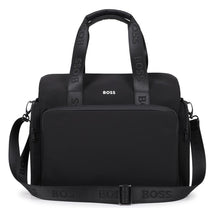 Hugo Boss Baby - Changing Bag In Matt Polyester Black Image 1