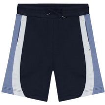 Hugo Boss Baby Color-Block Fleece Shorts, Navy Image 1
