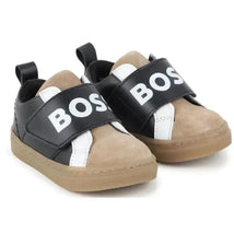 Hugo Boss Baby - Sneakers In Leather & Mesh, Black Image 1