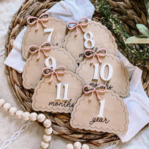 Dainty Bow Monthly Milestone Set