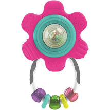 Infantino - Spin & Teethe Gummy Flower Rattle Image 1