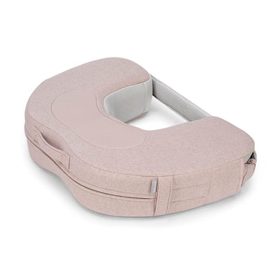 Inglesina Elysia Nursing Pillow in delicate pink, featuring a contoured design for comfort and support during breastfeeding.