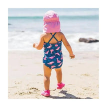Iplay - Eco Swimsuit With Built-In Swim Diaper, Light Lavender Violets Image 2