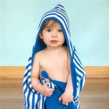 Iplay - Muslin Hooded Towel Made From Organic Cotton, White Image 2