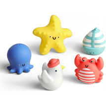 Itzy Ritzy Finger Puppet Bath Toy Set - Seaside Image 1