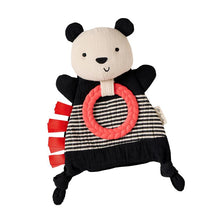 Itzy Ritzy - Bitzy Crinkle Sensory Toy Panda with Crinkle Sound for Babies & Toddlers, Panda Image 1