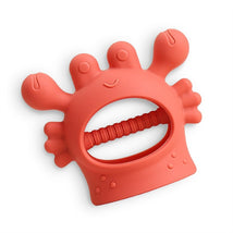 Itzy Ritzy Grip™ Silicone Mitt Teether - Crab Image 1